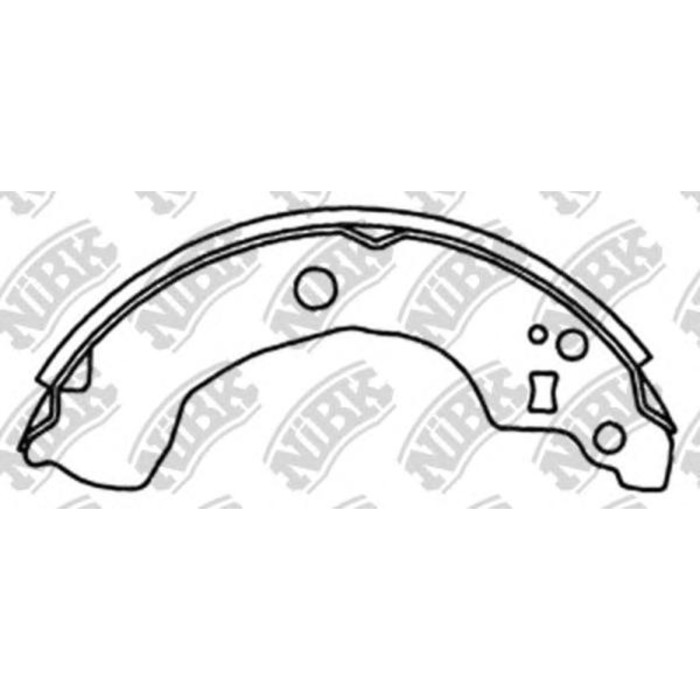 Колодки тормозные NIBK FN1247