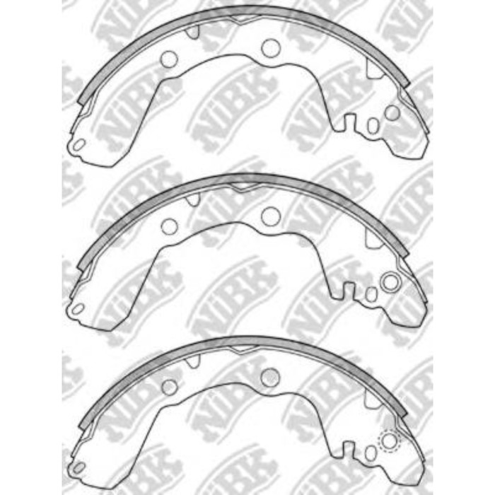 Колодки тормозные NIBK FN6687
