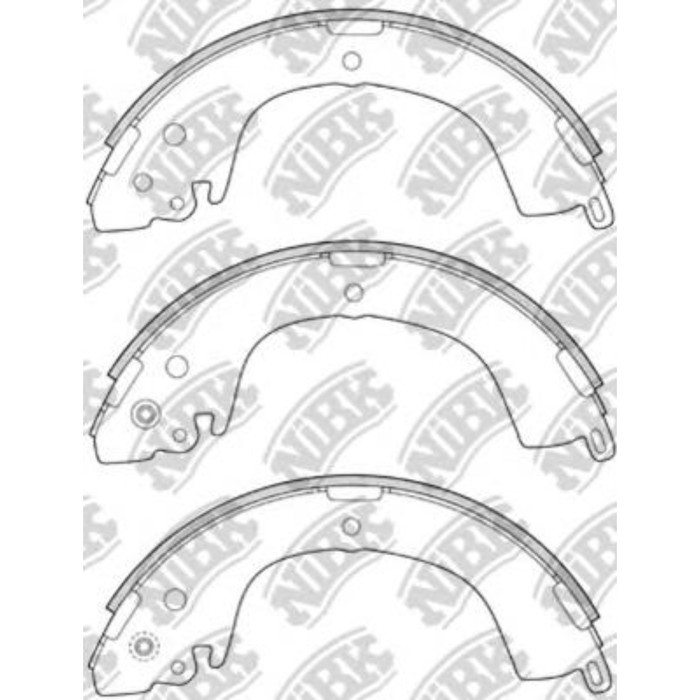 Колодки тормозные NIBK FN6718