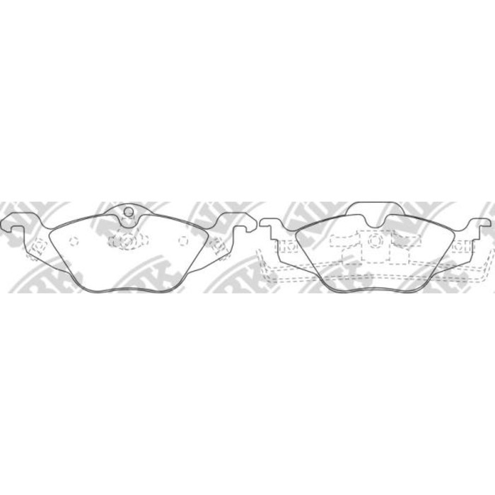 Колодки тормозные NIBK PN0189