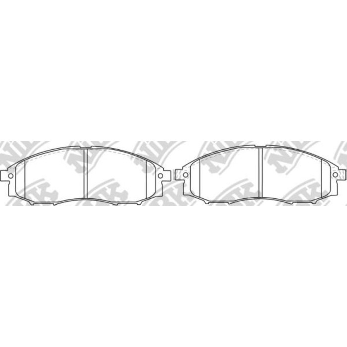 Колодки тормозные NIBK PN0372