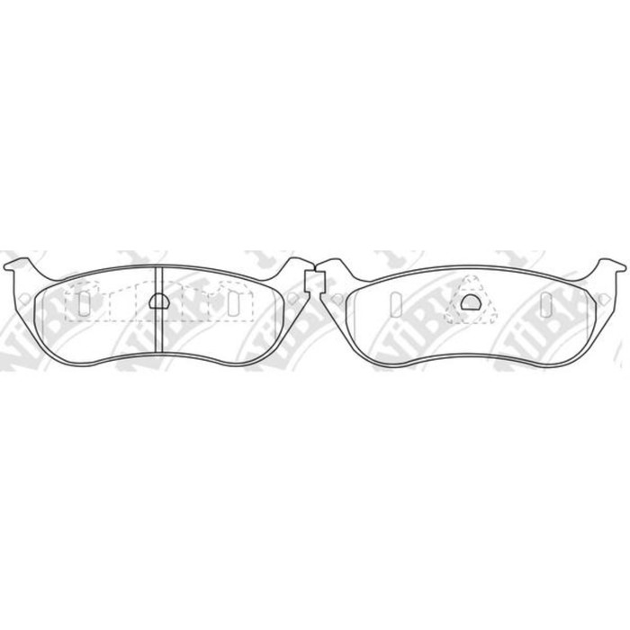 Колодки тормозные NIBK PN0379