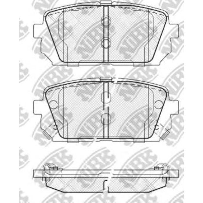 Колодки тормозные NIBK PN0426