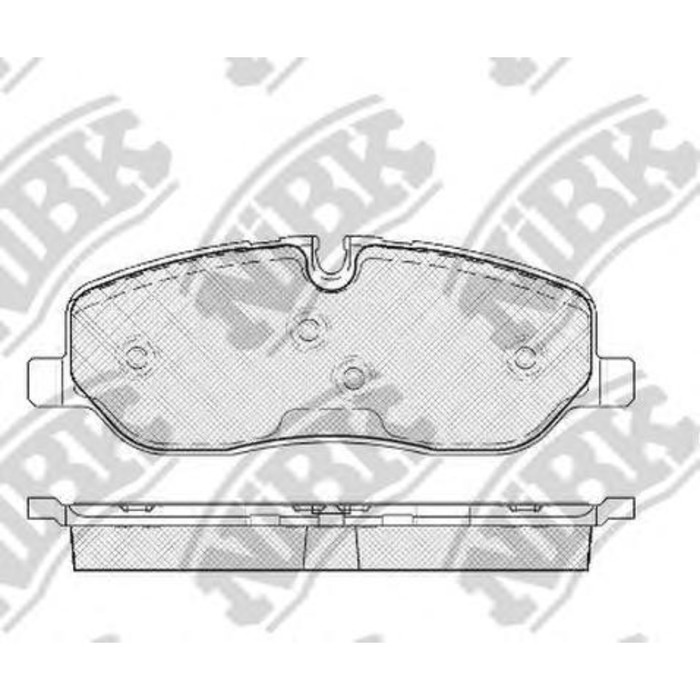 Колодки тормозные NIBK PN0484