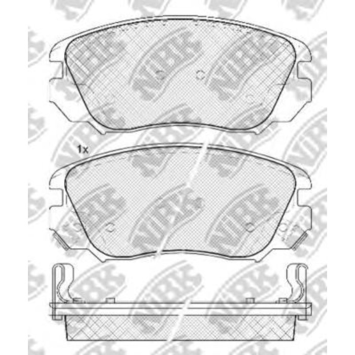 Колодки тормозные NIBK PN0839