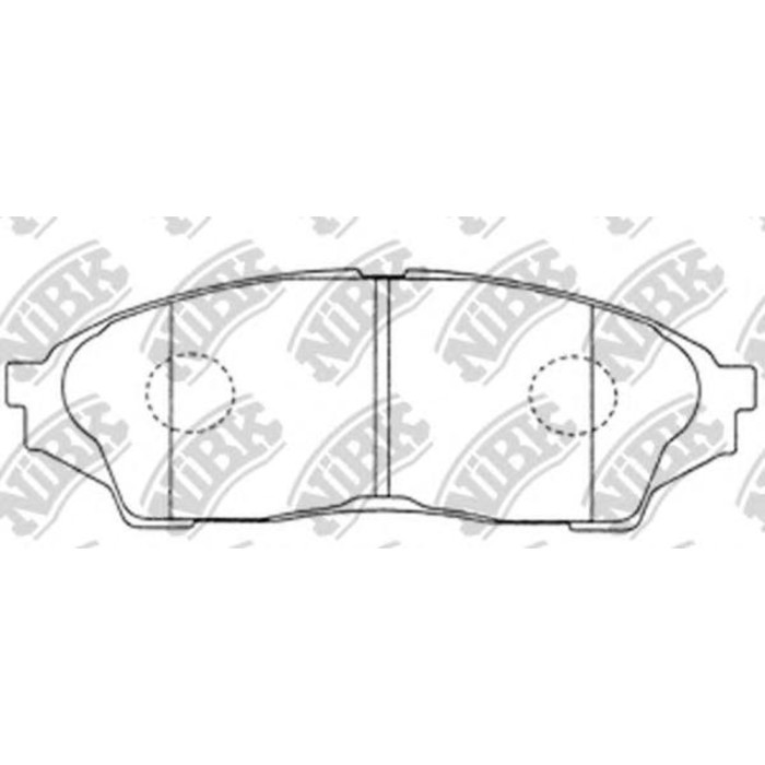 Колодки тормозные NIBK PN1434