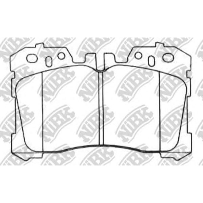 Колодки тормозные NIBK PN1833