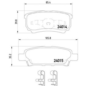 

Колодки тормозные TEXTAR 2401401