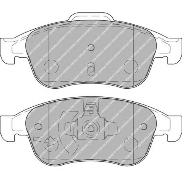 Колодки тормозные FERODO FDB4180