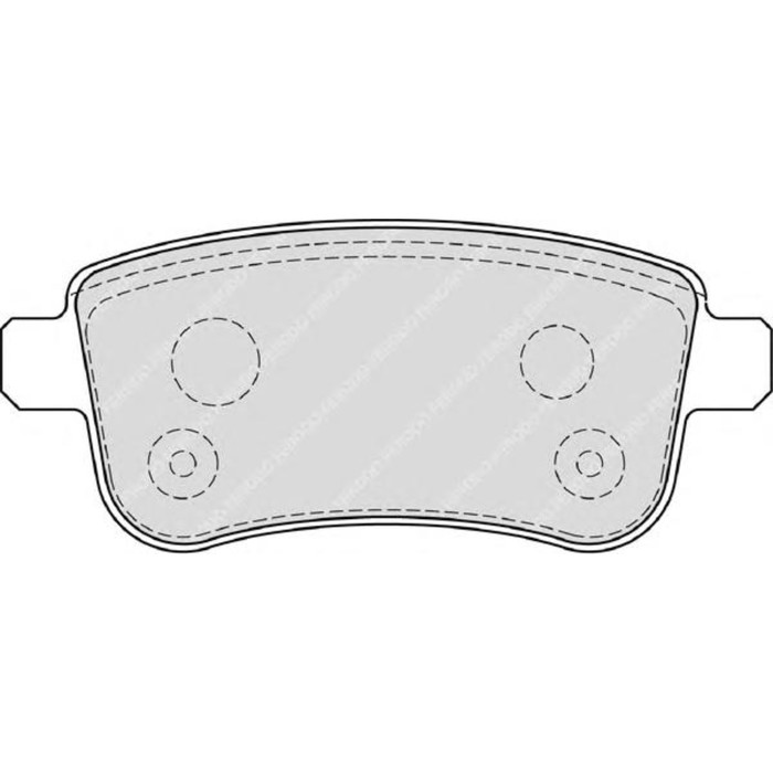 Колодки тормозные FERODO FDB4182