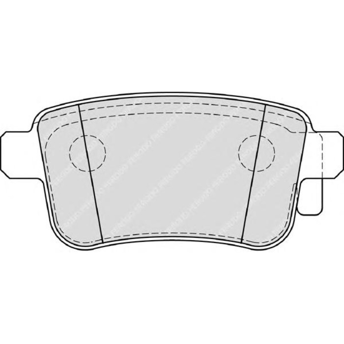 Колодки тормозные FERODO FDB4186