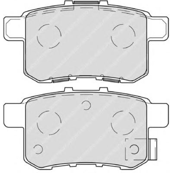 Колодки тормозные FERODO FDB4198