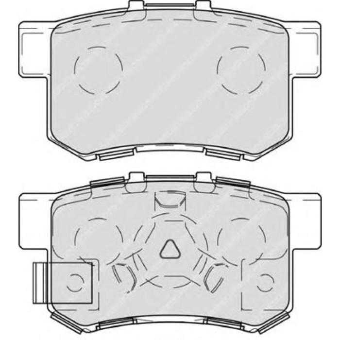 Колодки тормозные FERODO FDB4227