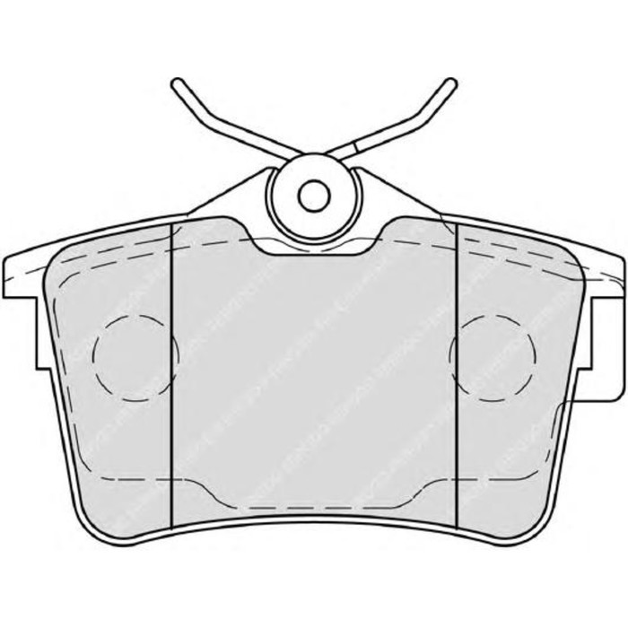 Колодки тормозные FERODO FDB4250