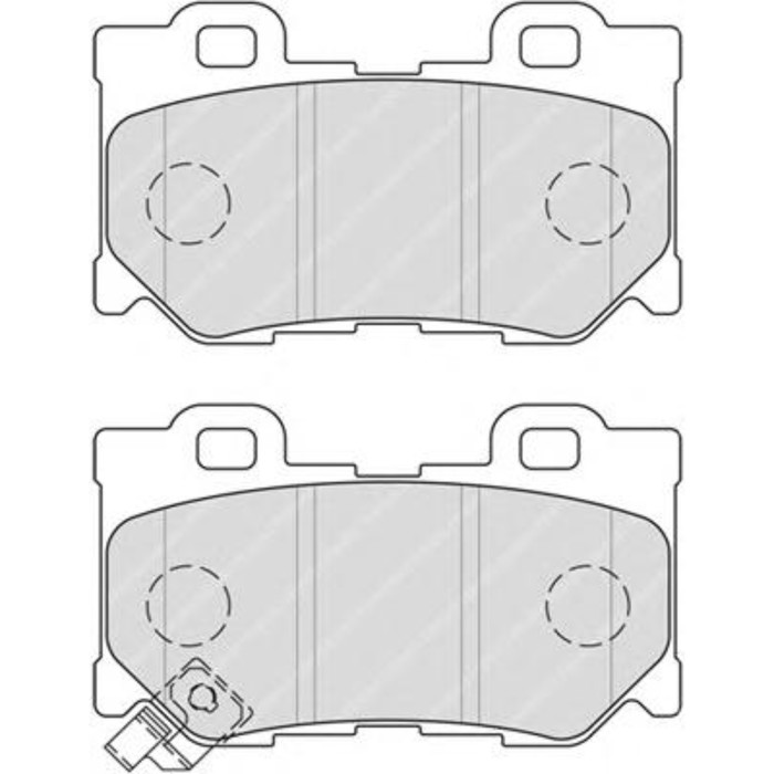 Колодки тормозные FERODO FDB4312