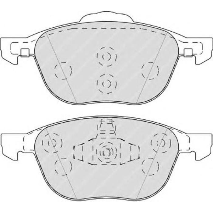 Колодки тормозные FERODO FDB4319