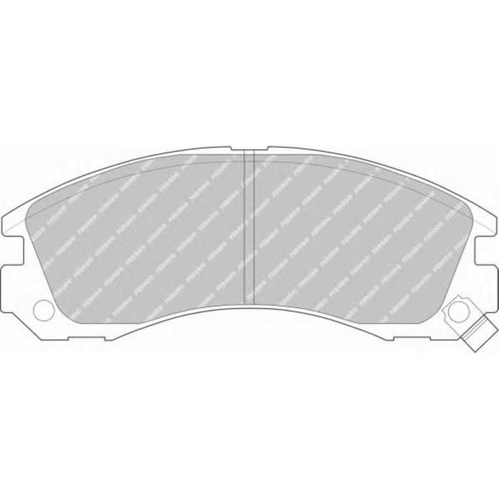 Колодки тормозные FERODO FDB765