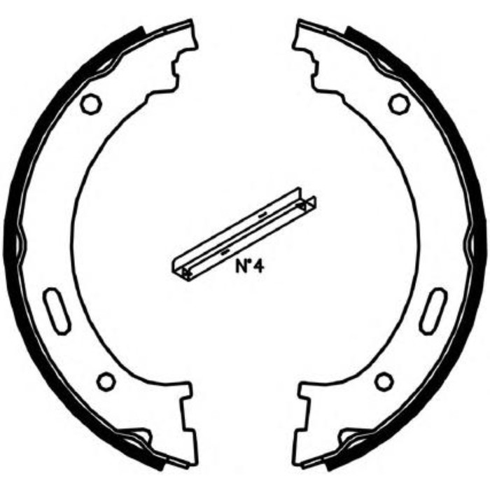 Колодки тормозные FERODO FSB4058