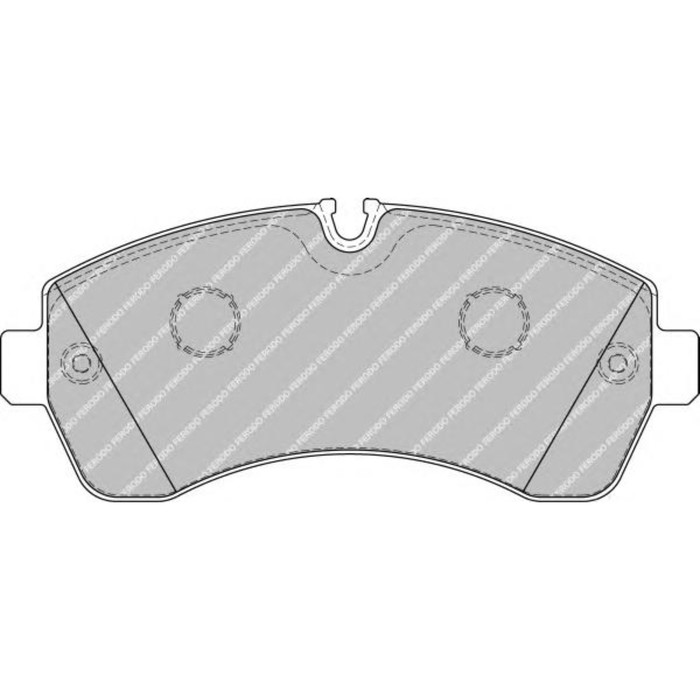 Колодки тормозные FERODO FVR1777