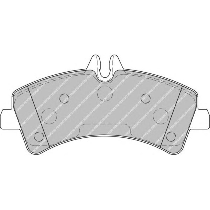 Колодки тормозные FERODO FVR1779