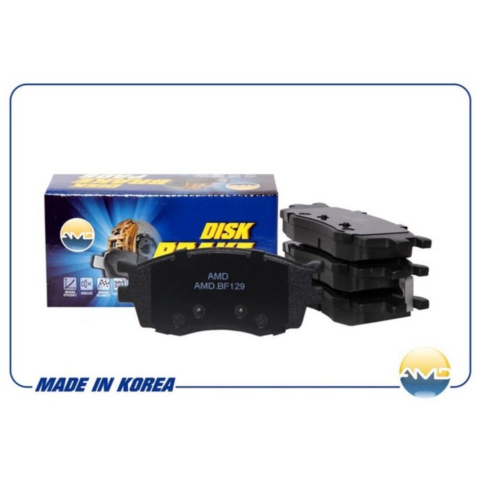 Колодки тормозные дисковые AMD AMDBF129