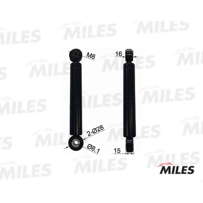 Натяжитель ремня приводного MILES AG00059