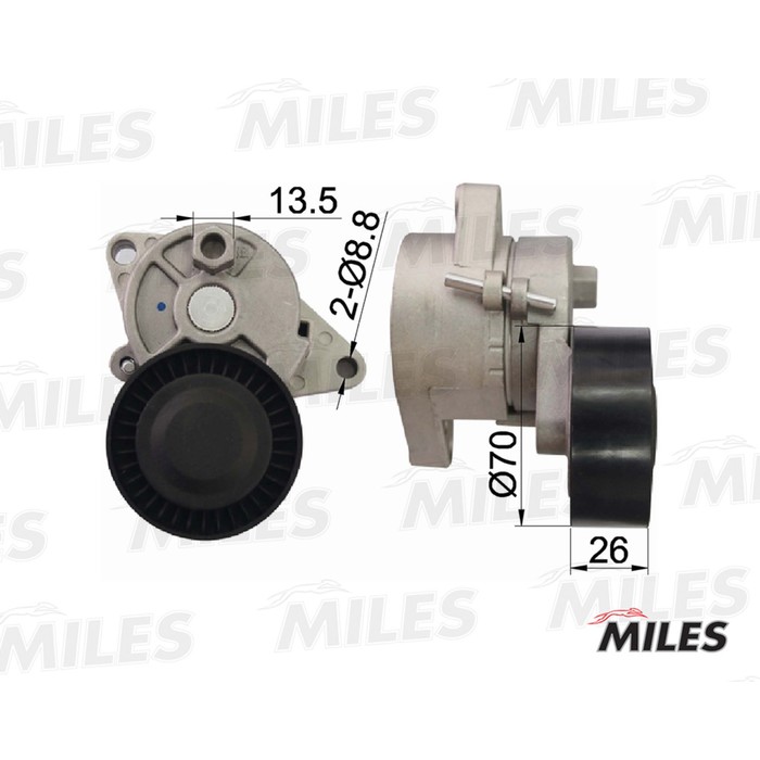 Натяжитель ремня приводного MILES AG00062