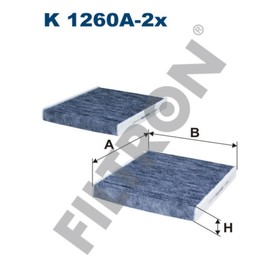 

Фильтр салонный FILTRON K1260A2X