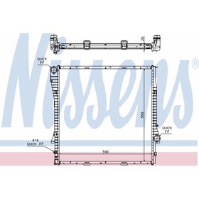 

Радиатор системы охлаждения NISSENS 60788A