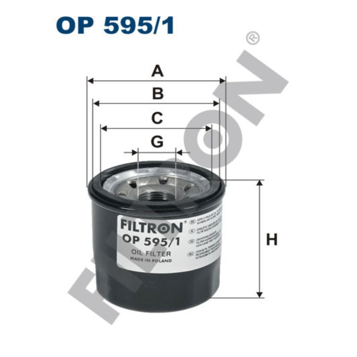 Фильтр масляный  FILTRON OP5951