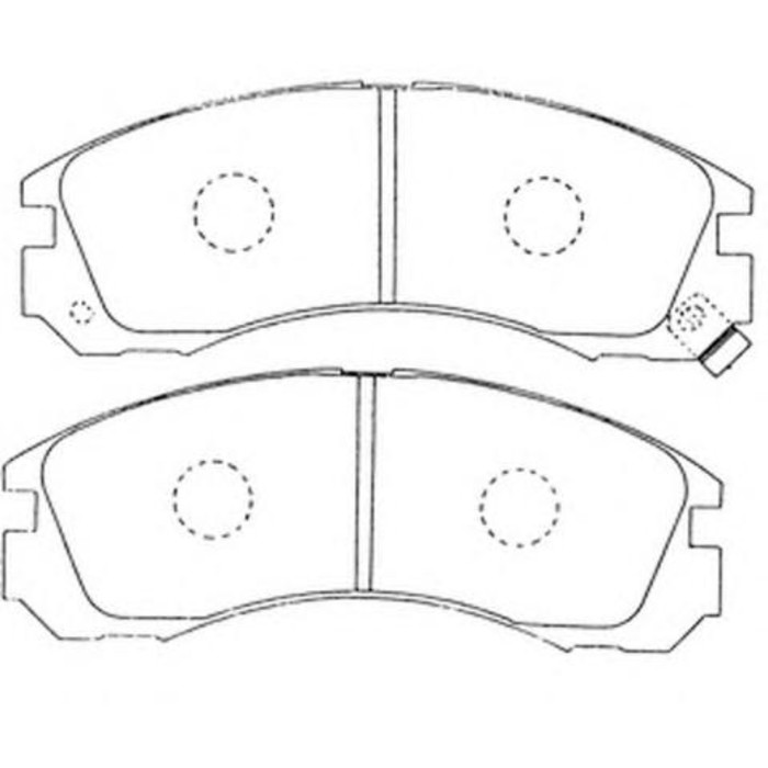 Колодки тормозные FIT FP0530