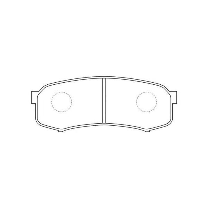 Колодки тормозные FIT FP0606