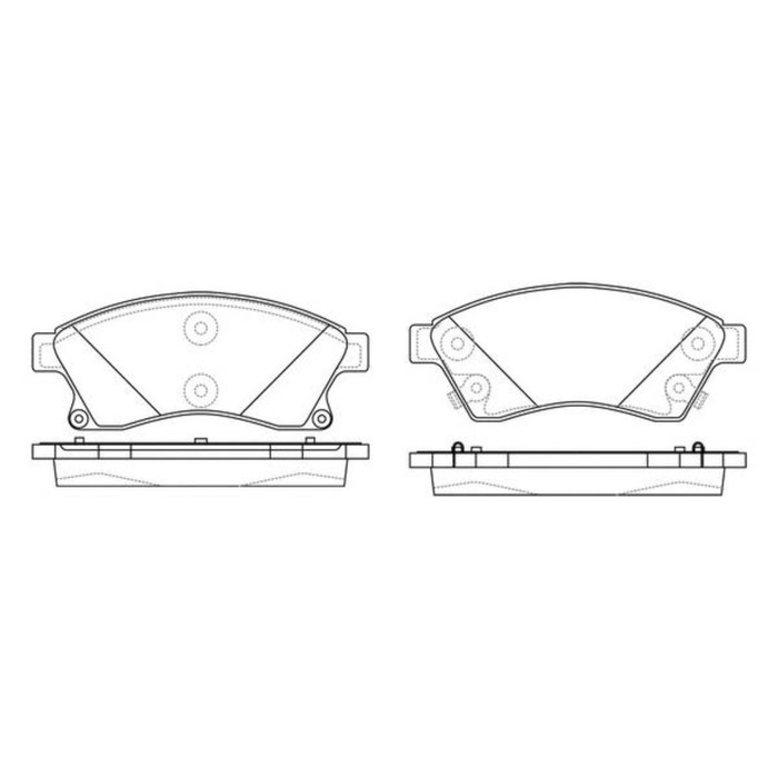 Колодки тормозные FIT FP1467