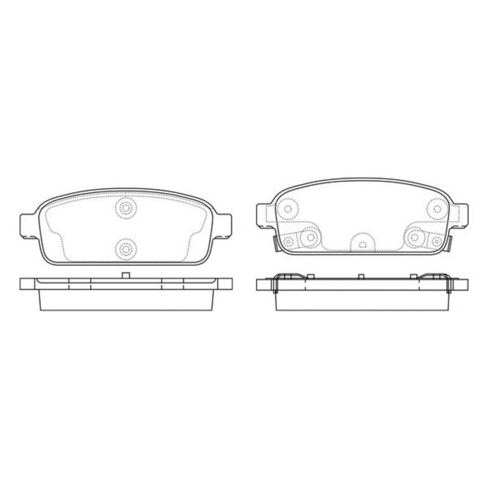 Колодки тормозные FIT FP1468