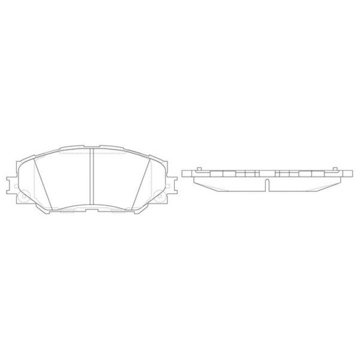 Колодки тормозные FIT FP1210