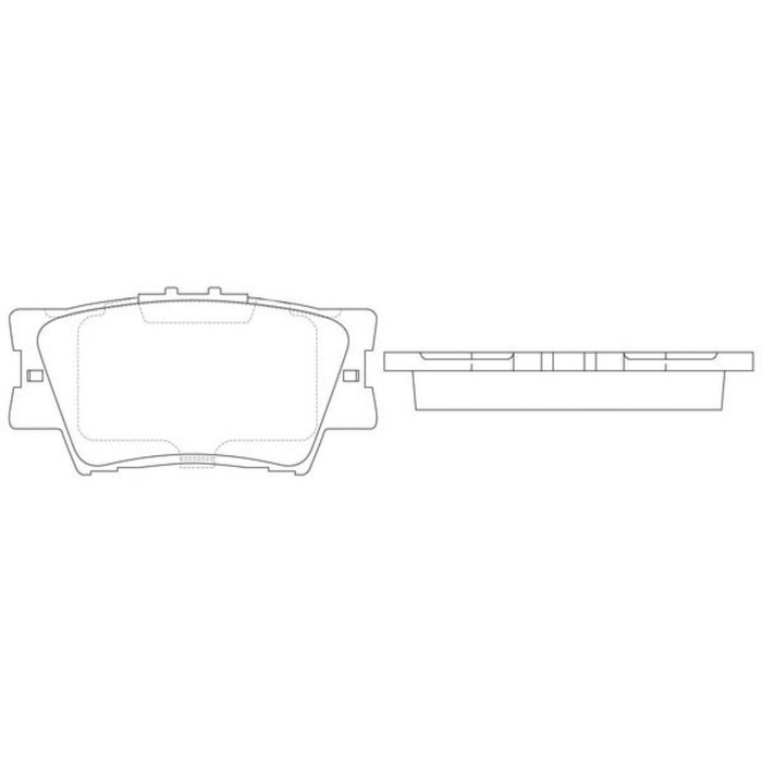 Колодки тормозные FIT FP1212