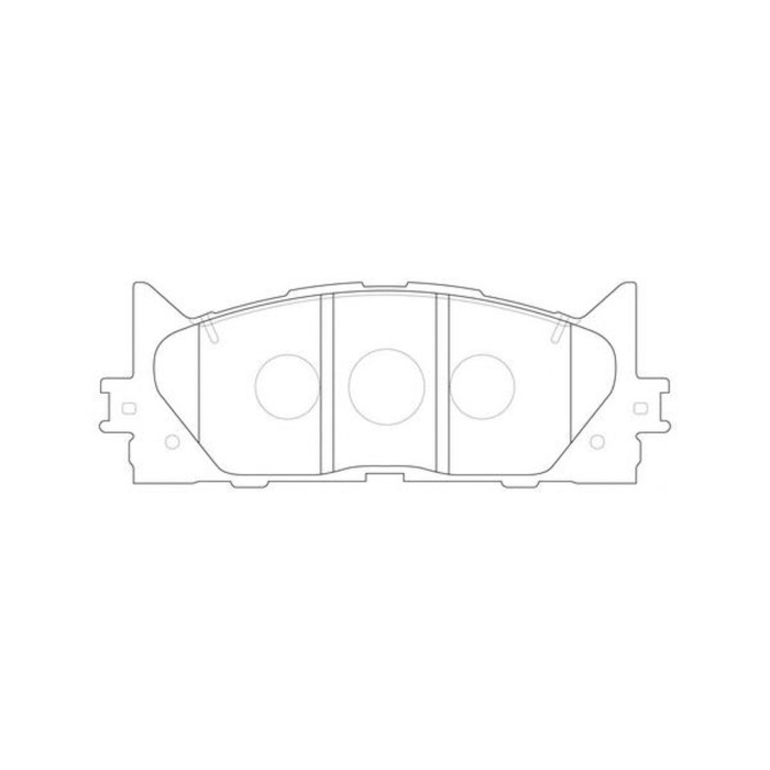 Колодки тормозные FIT FP1222