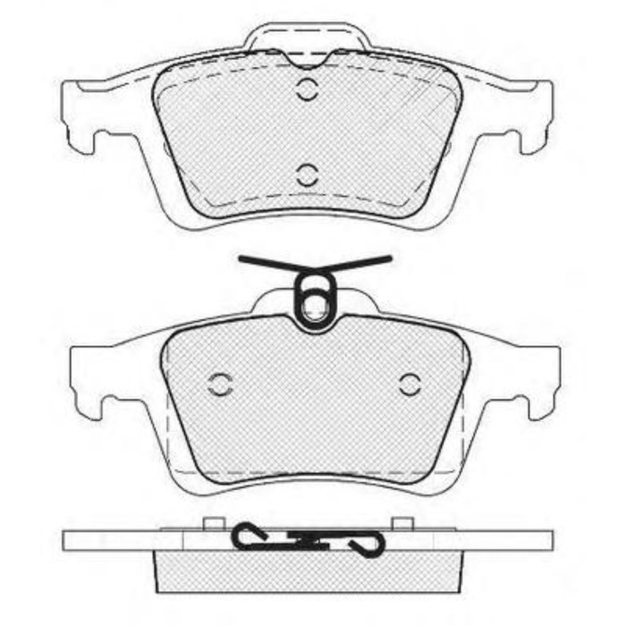 Колодки тормозные FIT FP0973