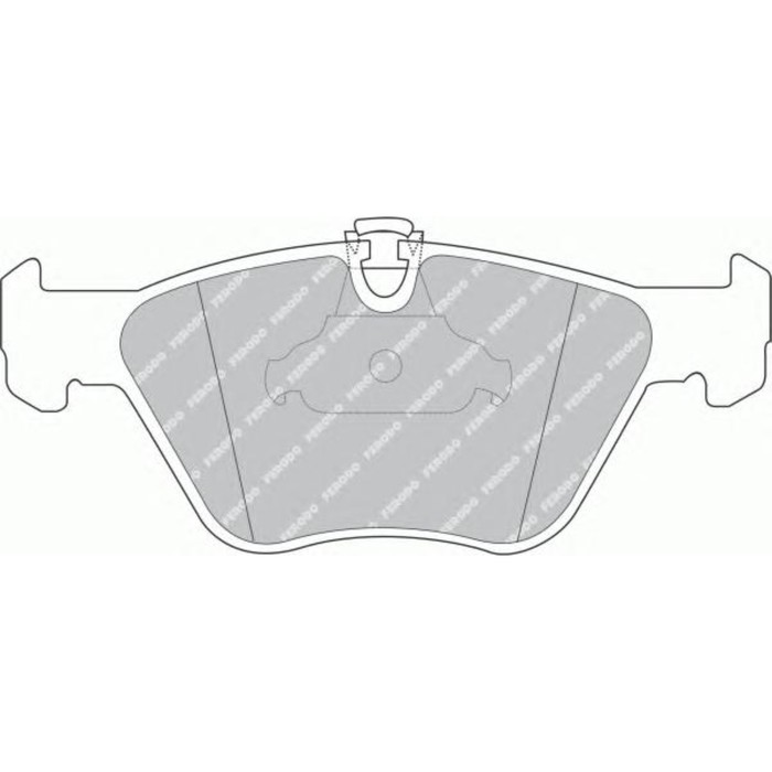 Колодки тормозные FERODO FDB1073