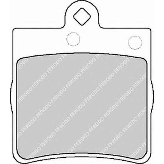 Колодки тормозные FERODO FDB1311