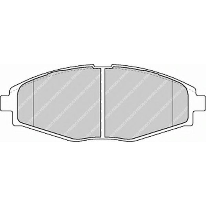 Колодки тормозные FERODO FDB1337