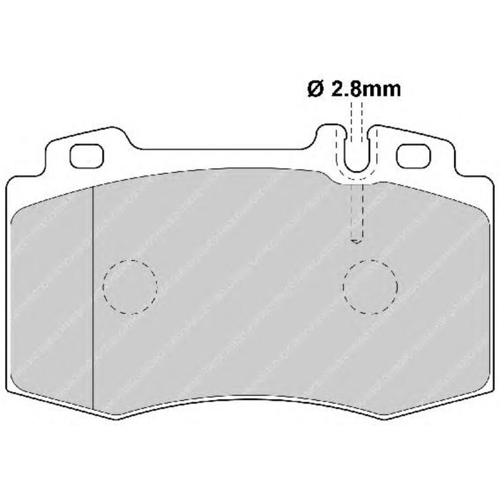 Колодки тормозные FERODO FDB1426