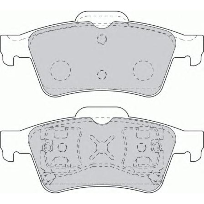 Колодки тормозные FERODO FDB1540