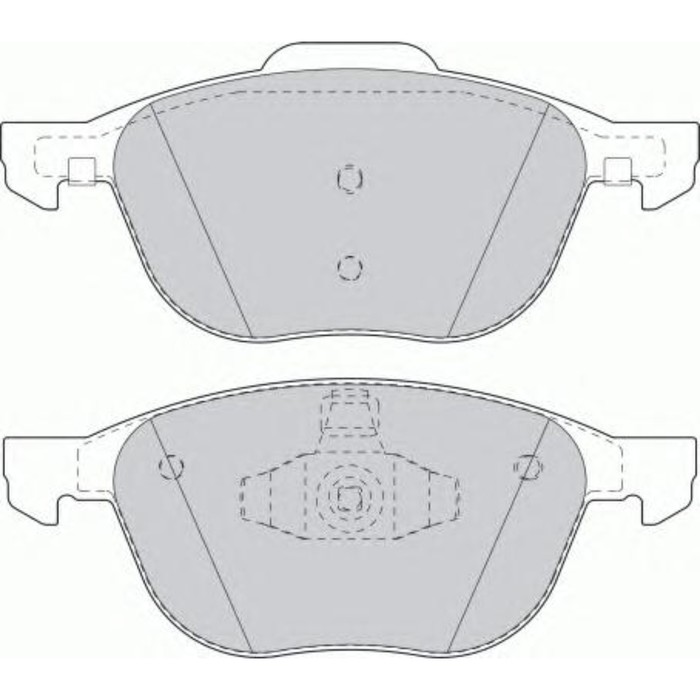 Колодки тормозные FERODO FDB1594