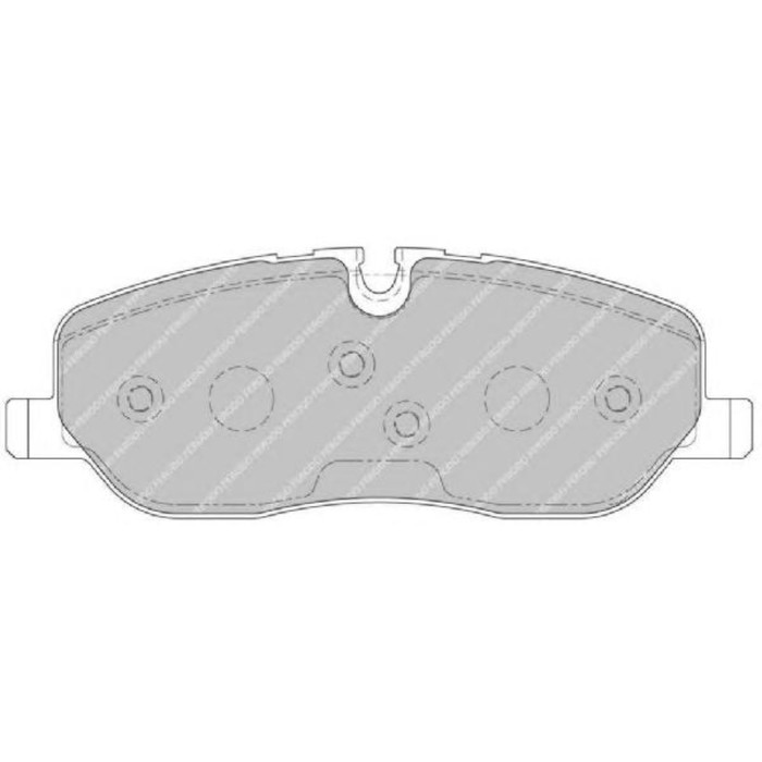 Колодки тормозные FERODO FDB1615