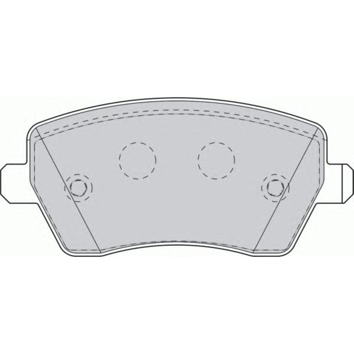 Колодки тормозные FERODO FDB1617