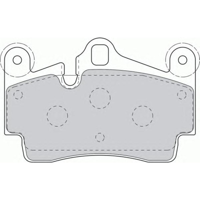 Колодки тормозные FERODO FDB1627