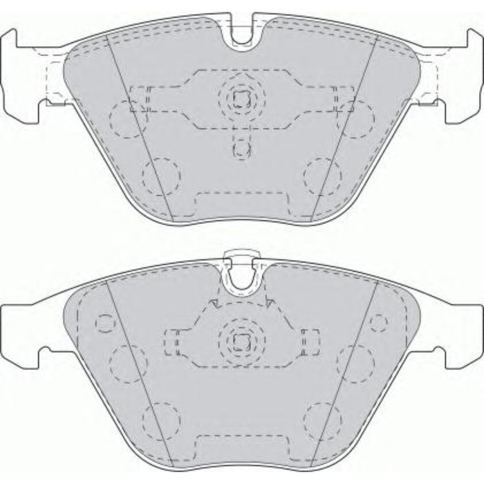 Колодки тормозные FERODO FDB1628