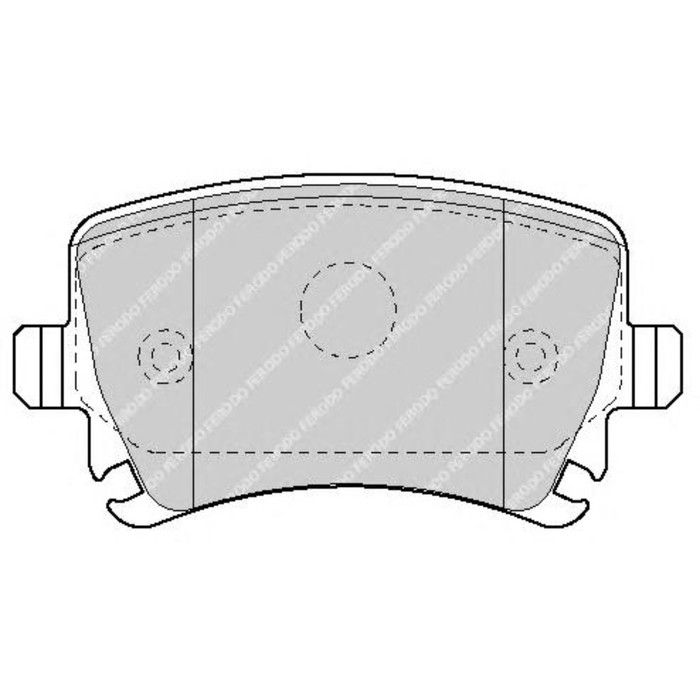 Колодки тормозные FERODO FDB1636