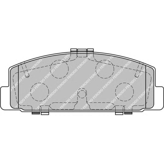 Колодки тормозные FERODO FDB1721